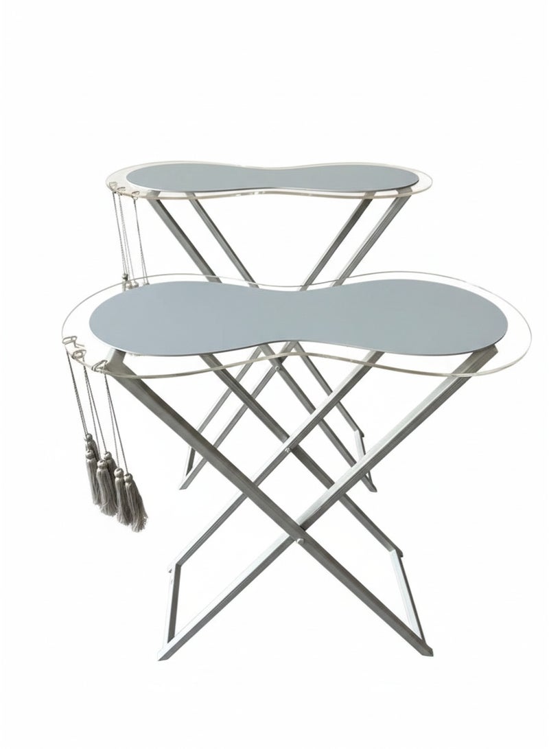 متجر نايس طاولة قهوة جانبية أنيقة لغرفة المعيشة بتصميم عصري موفر للمساحة - Image 1